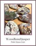 Crystals & Stones - Palm Stone - Jasper, Woodland