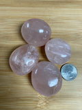 Crystals & Stones - Palm Stone - Quartz, Rose