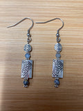 Jewelry - Earrings - Blue Kyanite and Blue Ocean Jasper