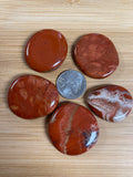 Crystals & Stones - Palm Stone - Jasper (Red)