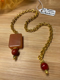 Pendulum - Red Aventurine, Red Jasper & Carnelian