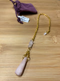 Pendulum - Kunzite & Rose Quartz
