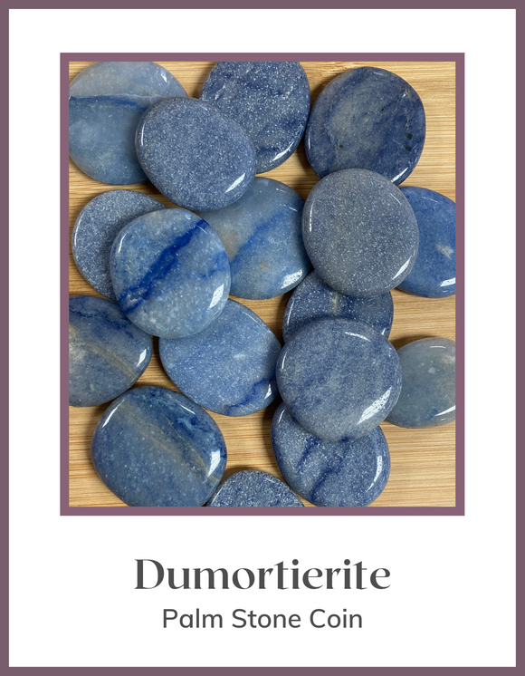 Crystals & Stones - Palm Stone - Dumortierite