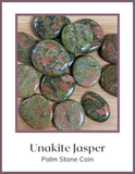Crystals & Stones - Palm Stone - Jasper, Unakite