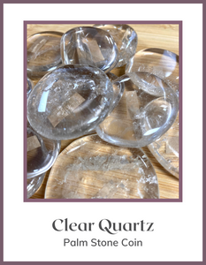 Crystals & Stones - Palm Stone - Quartz, Clear