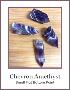 Crystals & Stones - Points - Amethyst, Chevron