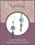 Jewelry - Earrings - Howlite - Squares