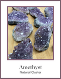 Crystals & Stones - Cluster - Amethyst