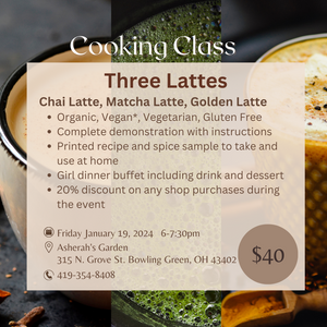Class - Cooking - Three Lattes