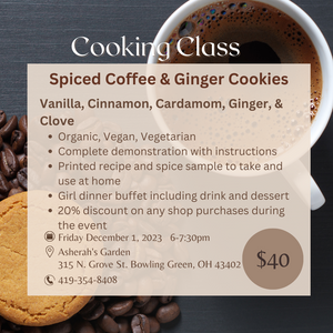 Class - Cooking - Spiced Coffee & Cookies
