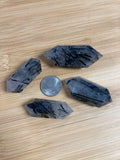 Crystals & Stones - Points - Black Tourmaline in Quartz