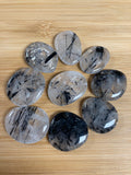 Crystals & Stones - Palm Stone - Black Tourmaline in Quartz