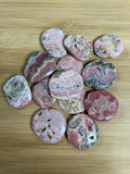 Crystals & Stones - Palm Stone - Rhodochrosite