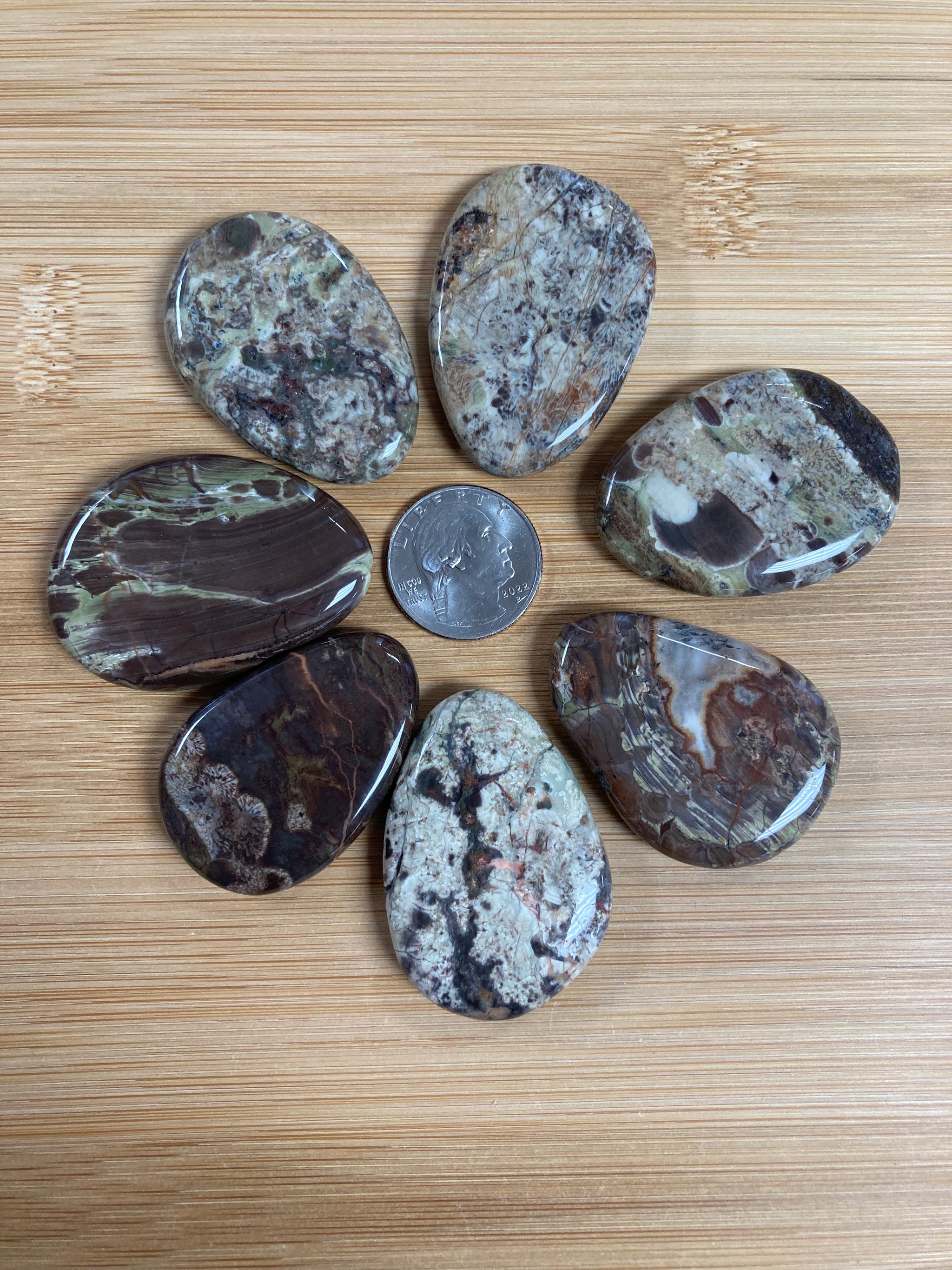 Crystals & Stones - Palm Stone - Jasper, Woodland – Asherah's Garden